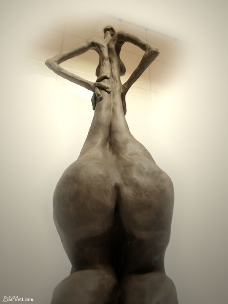 Sculpture faience Mademoiselle