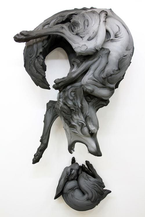 Beth Cavener Stichter – The Question That Devours / sculptures