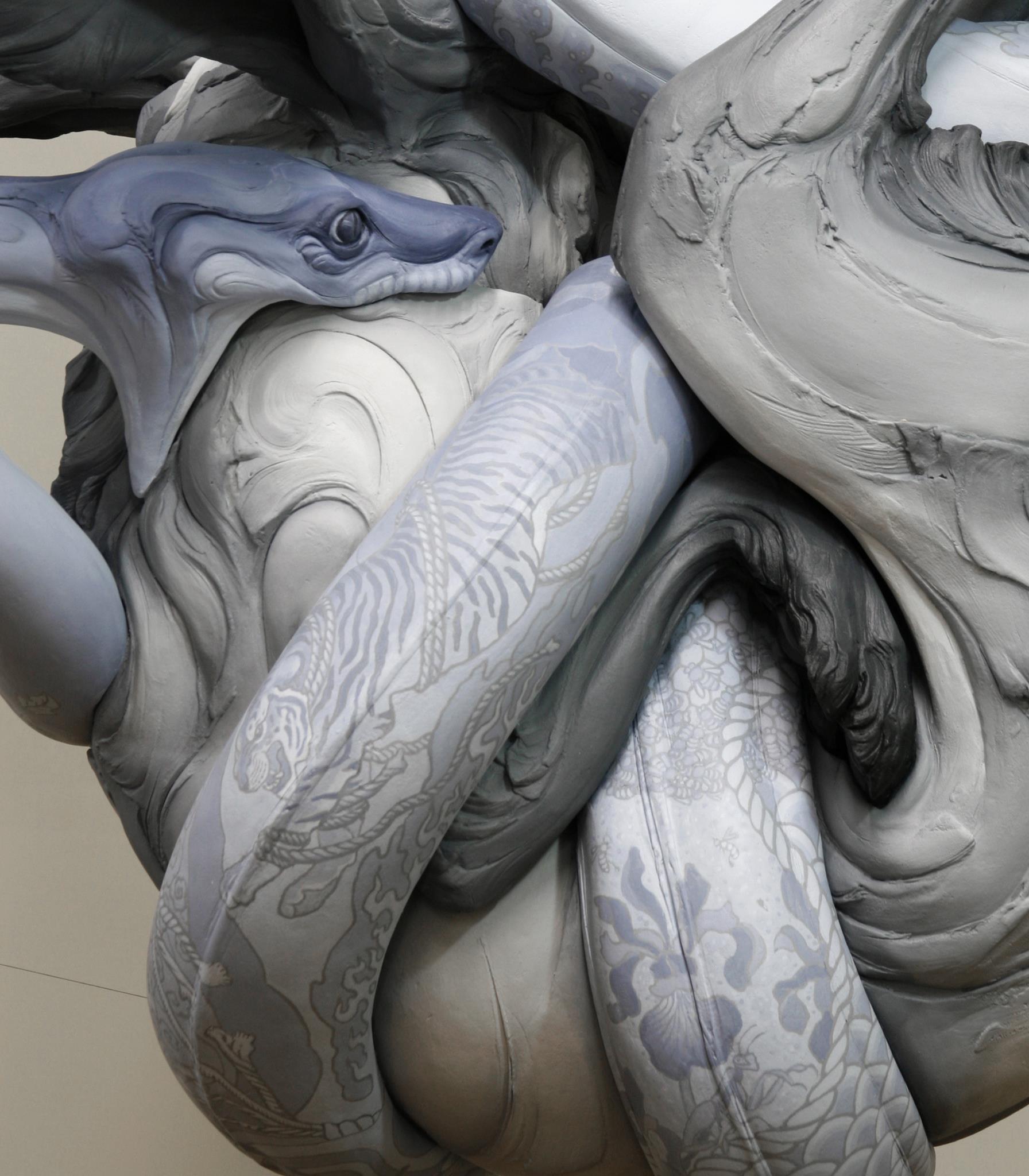 Beth Cavener – Tangled Up in You – detail / sculptures