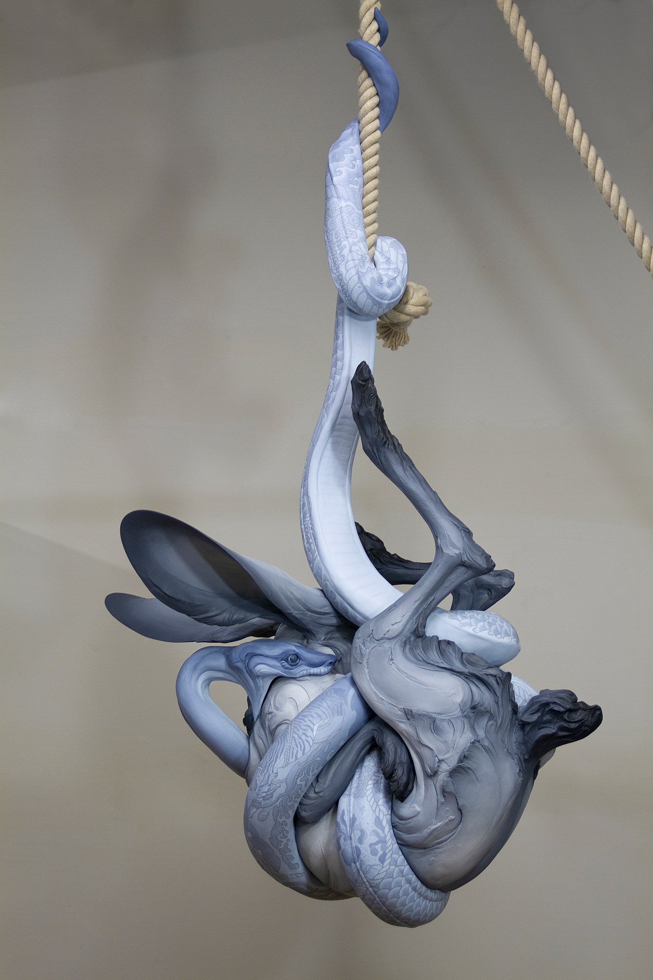 Beth Cavener – Tangled Up in You – sculptures