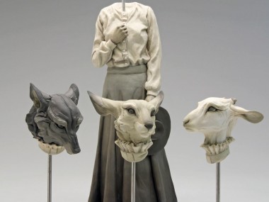 Beth Cavener, collaboration with Alessandro Gallo – “We Are Not Who We Seem” sculpture