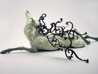 Beth Cavener – sculptures – Obariyon-detail