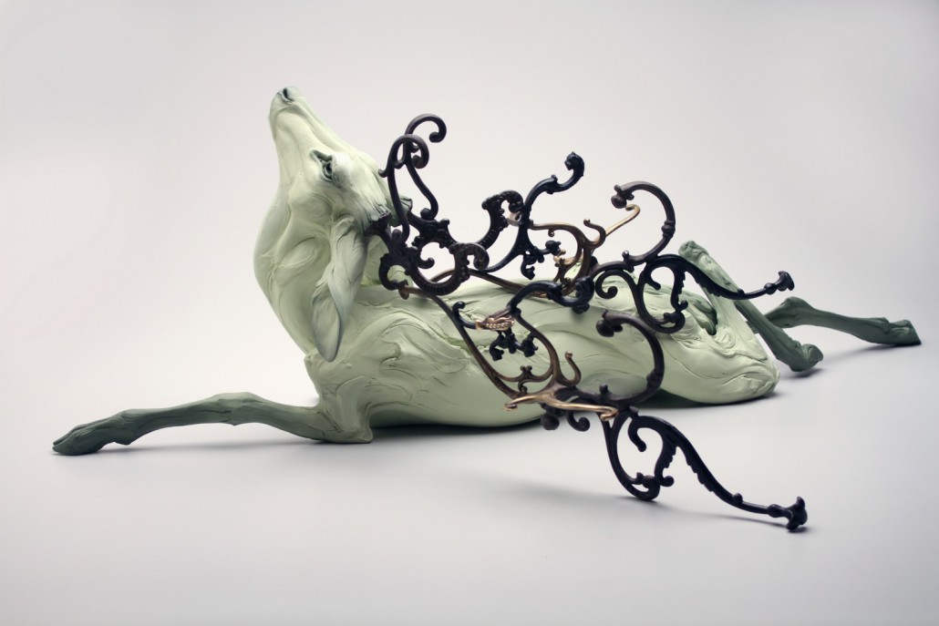 Beth Cavener – sculptures – Obariyon-detail