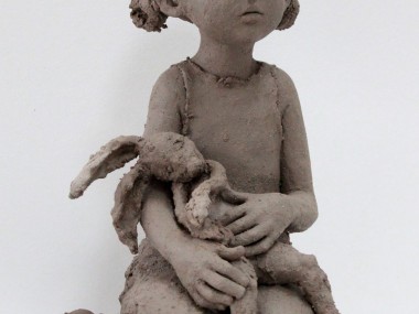 Jurga sculpteur « C’est mon lapin ! » Glaise