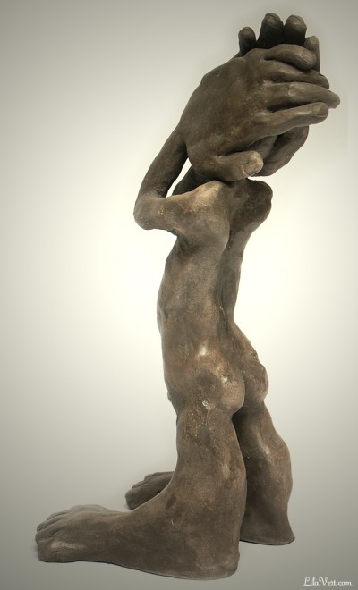 Le bruit du Monde, Sculpture Figurative ©LilaVert