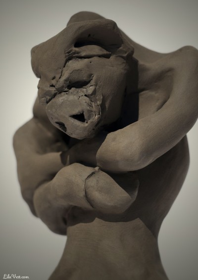 sculpture argile figurative – Toro – ©LilaVert