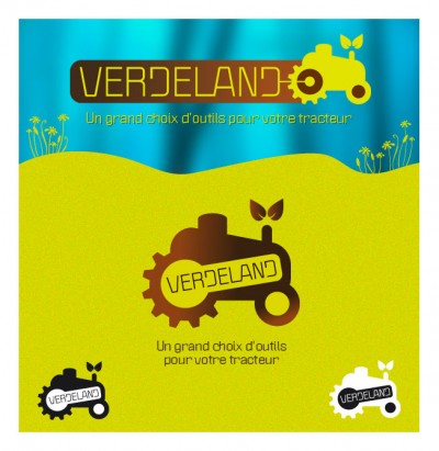 Creation Logo Verdeland. Un grand choix d’outils pour votre tracteur. / 2014