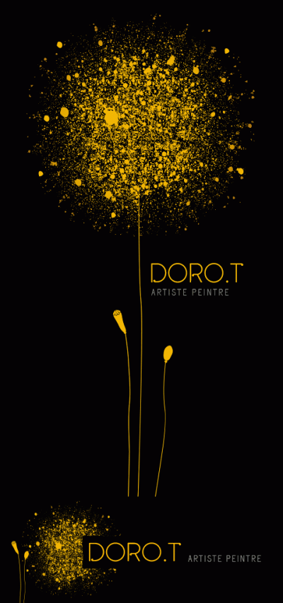Création du logo pour l’artiste peintre DORO.T