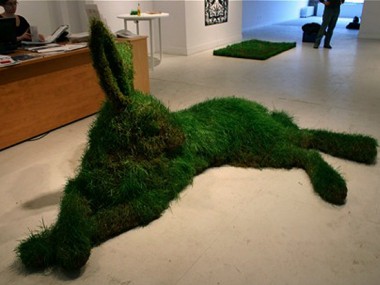 hare – Mary Catherine Newcomb/ sculpture nature