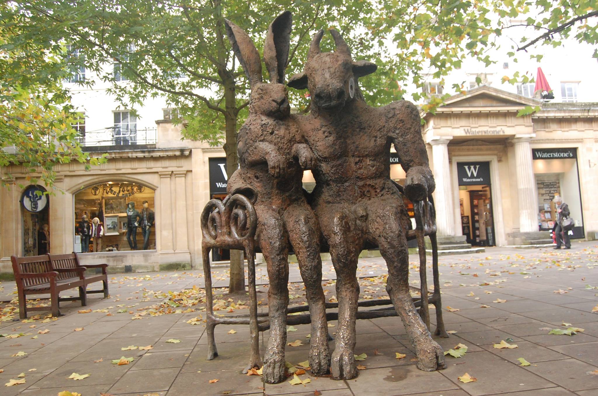 Sophie Ryder Artist – Minotaur and Lady Hare in Cheltenham