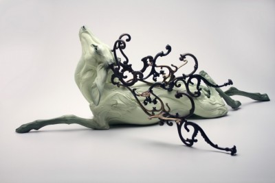 Beth Cavener – sculptures – “Obariyon” -detail