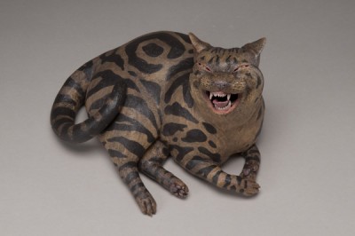 Esther Shimazu, Talk Tabby, 2009, 7” x 11” x 8”