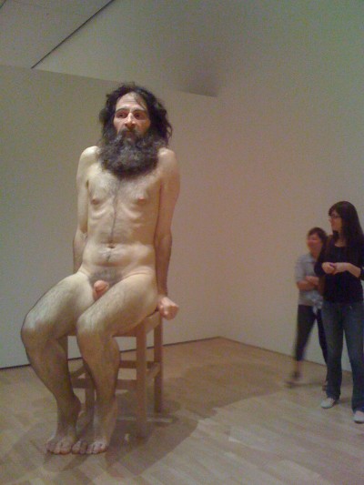 Ron Mueck – Wild Man Sculpture