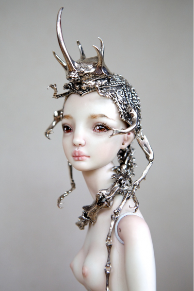 Marina Bychkova- Enchanted Doll -The Hybrid Beetle Crown / http://www.enchanteddoll.com