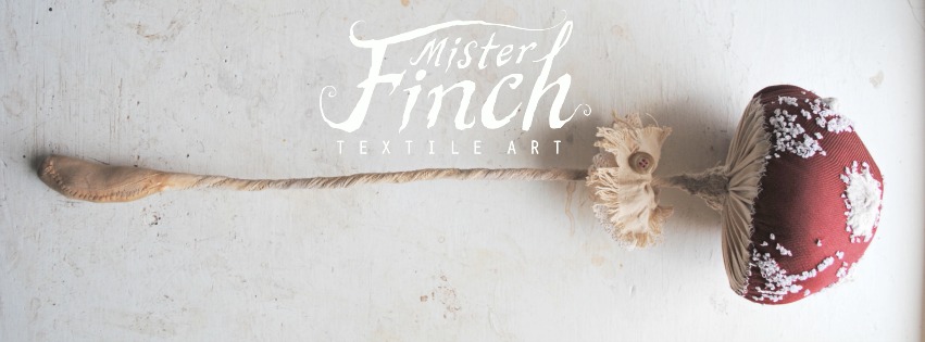 Mister Finch, Pissenlit Textile Art