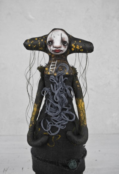 Stephanie Vandal – PRINCESSE AU PETIT POIS / Mixed Media ART >> http://goo.gl/XTFH2T