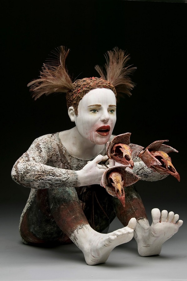 Ceramic : mixed media sculpture by Kirsten Stingle
