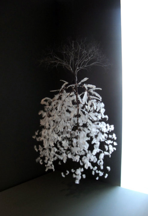 Jorge Mayet – sculpture racine, arbre, maison