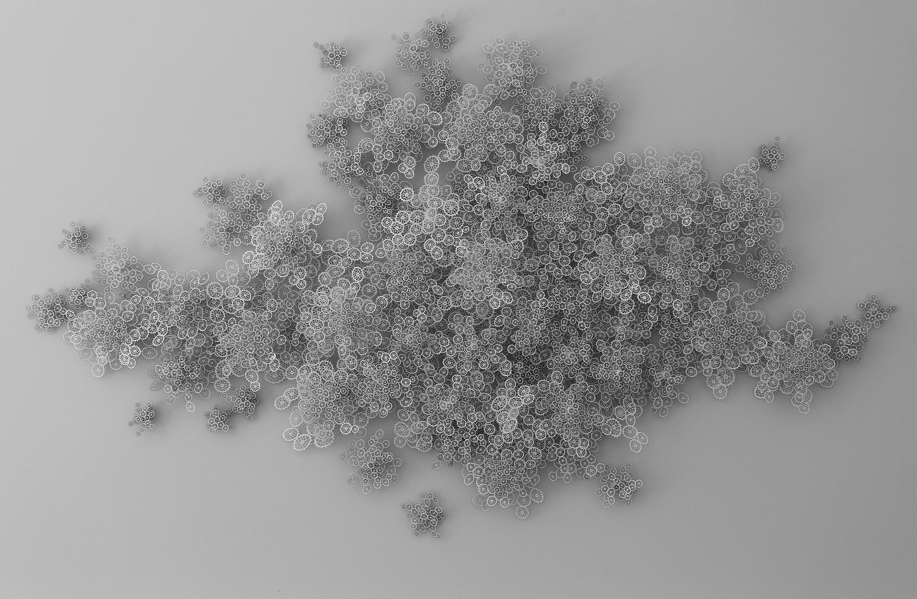 Rogan Brown – Paper Sculptures cell cloud