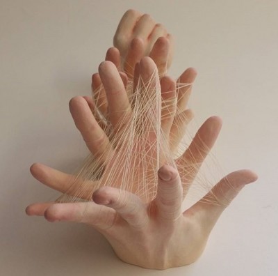 Ronit Baranga #ART #BARANGA #SCULPTURE #CLAY #HANDSCULPTURE #EXHIBITION