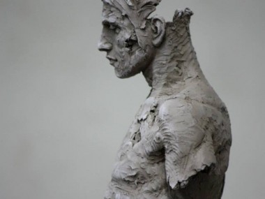 Christophe Charbonnel, sculpture Cavalier III et Cavalier IV originaux terre cuite 2010