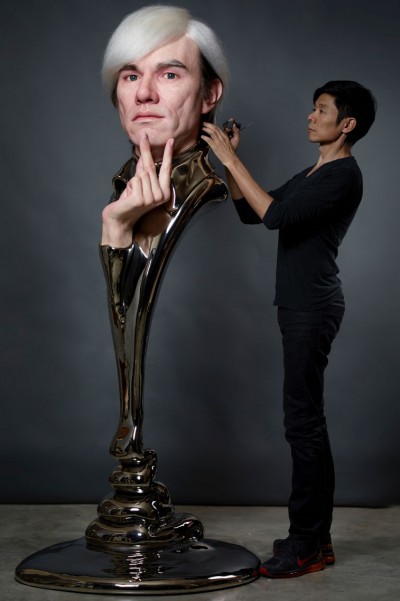 Kazuhiro Tsuji – Sculpture Andy Warhol – Sculpture hyperrealiste