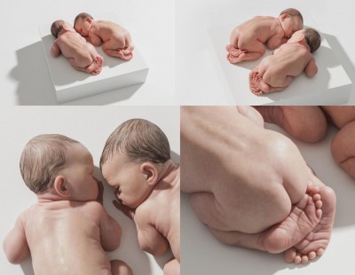 Sam Jinks – Silicone, pigment, resin, human hair – 36 x 36 x 18 cm – 2012.