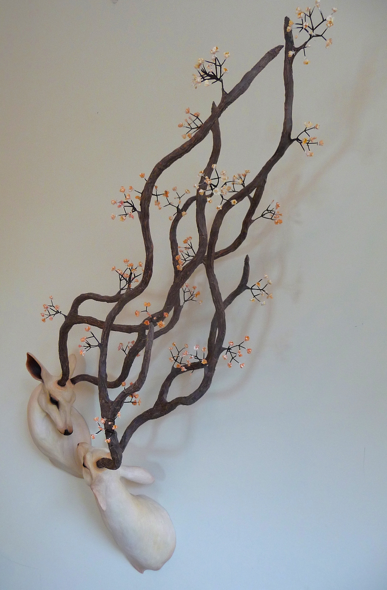 Natasha Cousens – Life’s breath entwined  – Floral animal sculpture