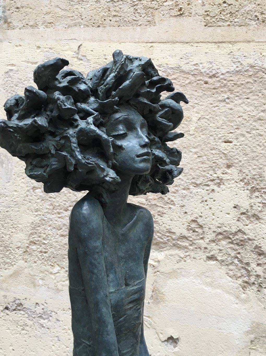 Valerie Hadida Sculpture « Sérenité » 2018 Bronze