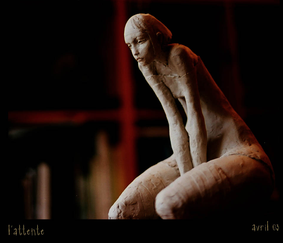 Valerie Hadida Sculptures – l’attente / sculpture