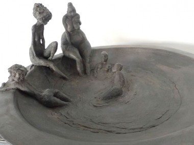 Valerie Hadida sculptures – Les Baigneuses – bronze