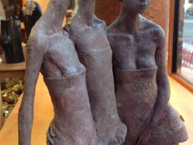 Valerie Hadida sculptures – girls