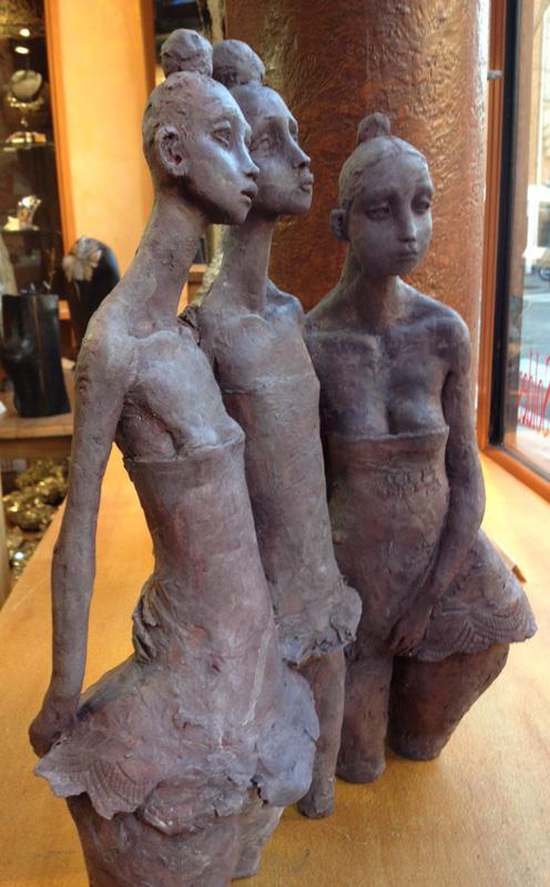 Valerie Hadida sculptures – girls