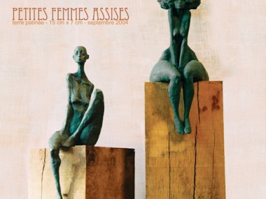 Valérie Hadida – femmes assises, sculptures