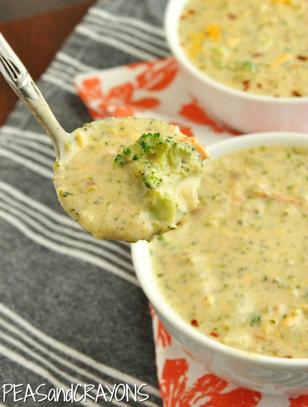 Soupe de broccoli au fromage