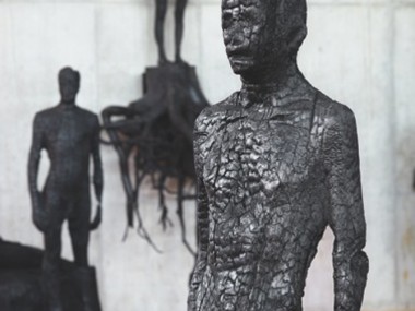 Aron Demetz – Burning Man  230 x 100 x 100 cm, 2010