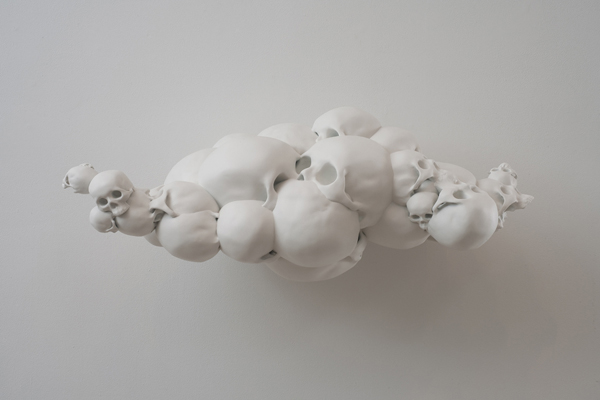 Cris Brodahl - White cloud sculpture