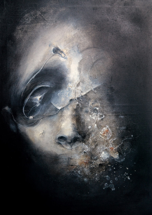 Eric Lacombe – mixed media paintings