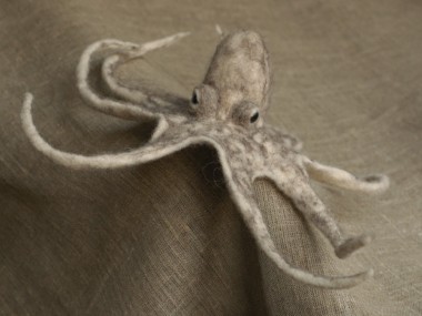 Grisha Dubrovsky – felted octopus – toys art