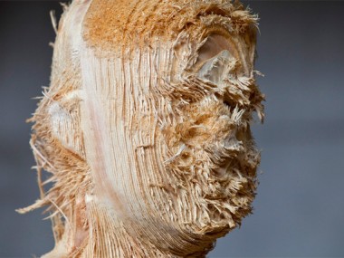 New Distressed Wood Figures by Aron Demetz