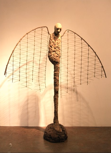 william catling – sculptures – Ceramic, steel and wire