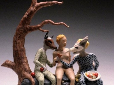 Carrieanne Hendrickson – Goblin Market ( Teapot)- Figurative sculptures
