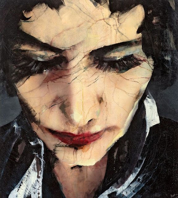 Lita Cabellut  -portraits huile