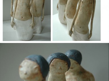 Maria Øverbye -Kvinne med langt liv –  sculptures ceramics figuratif