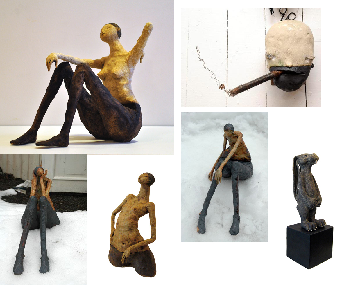 Maria Øverbye – sculptures ceramics figuratif