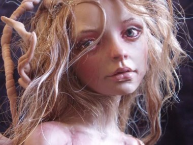 Nita collins – Dryad Lianna close / sleetwealth Art dolls