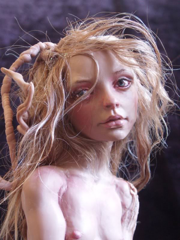 Nita collins – Dryad Lianna close / sleetwealth Art dolls