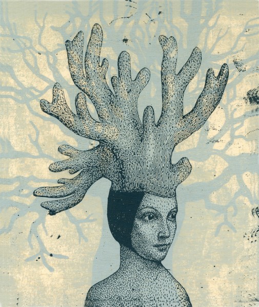 Piia Lehti – Meri minussa – 2013 / symbolic surrealiste art