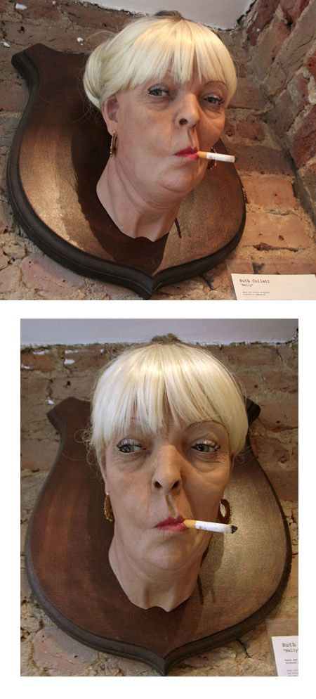 Ruth Collett – hyperealiste trophee sculpture