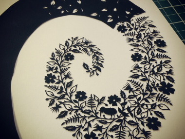 Suzy Taylor – Maori Spiral Papercut